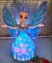 Кукла Елза Замръзналото кралство със Звук и 3D светлини, снимка 3