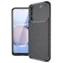 Samsung Galaxy A05s Удароустойчив Carbon Fiber Калъф и Протектор, снимка 1