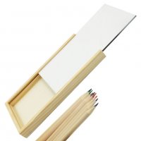 Дървена кутия за моливи със снимка, снимка 3 - Други - 32373056