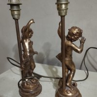 Две барокови лампи - комплект, снимка 7 - Настолни лампи - 43242871