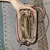 Дамска чанта в розово, снимка 3 - Чанти - 43839630