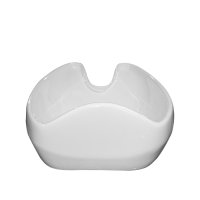 Стандартна фризьорска керамична мивка за фризьорска измивна колона DM6, черна/бяла, снимка 5 - Друго оборудване - 43937400