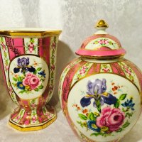 антикварни порцеланови вази , снимка 2 - Вази - 42949652