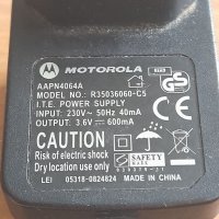 Адаптер Моторола 230 v 50 hz 40 mA output.3.6 v~600mA, снимка 4 - Кабели и адаптери - 32247987