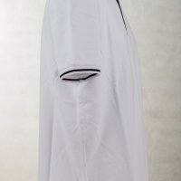 Мъжка памучна блуза в бяло с контрастни елементи Jimmy Sanders - L, снимка 3 - Блузи - 43083850