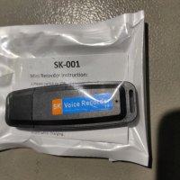 SK-001 TF Card USB Digital Audio Voice Recorder , снимка 4 - Друга електроника - 35259689