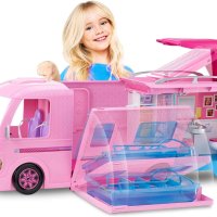 Barbie Барби Кемпер Каравана Къмпинг с Пързалка и Басейн, снимка 1 - Кукли - 43484804