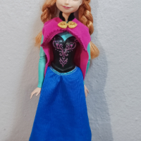НАМАЛЕНА Кукла Анна от Замръзналото кралство, снимка 1 - Кукли - 44864959