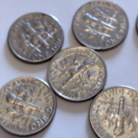 Продавам ONE DIME . Прекрасни монети., снимка 2 - Нумизматика и бонистика - 44909615