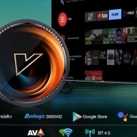 НОВ VONTAR W2 ATV TV BOX (2GB/16GB), Amlogic S905W2, снимка 4 - Плейъри, домашно кино, прожектори - 38076543
