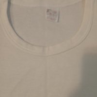 Бяла памучна тениска, снимка 3 - Тениски - 34880722