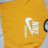 Nike Sportswear дамска жълта блуза овърсайз номер л м, снимка 9 - Блузи с дълъг ръкав и пуловери - 39571444