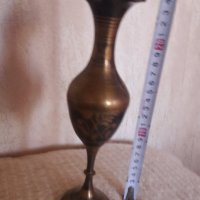 Месингова ваза , снимка 2 - Антикварни и старинни предмети - 26749784