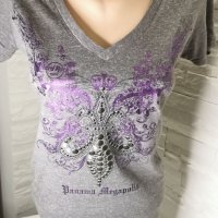 Разпродажба! Hard Rock couture Panama Megapolis, дамска тениска, М размер , снимка 3 - Тениски - 38251945