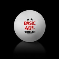 топчета за тенис на маса Tibhar Basic **  40+ mm  бели, снимка 1 - Тенис - 27770779