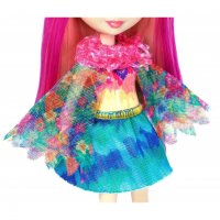 Кукла Enchantimals Peeki Parrot Doll & Parrot Sheeny / Енчантималс - Кукла и Папагал, снимка 5 - Кукли - 28914566