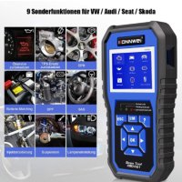 VW диагностика KONNWEI KW450 OBD2 скенер за всички системи с 9 специални функции за автомобили VAG , снимка 4 - Аксесоари и консумативи - 43972743