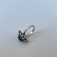 Невероятен, ръчно изработен сребърен пръстен. №2423, снимка 3 - Пръстени - 36935039
