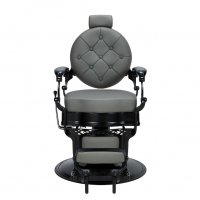 Бръснарски стол Check - кафяв/черен/сив, снимка 8 - Бръснарски столове - 36834559