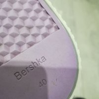 Кожени бели кецове BERSHKA N:40 , снимка 11 - Кецове - 39007466