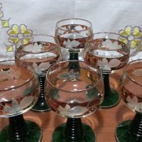 Френски кристални чаши , снимка 4 - Антикварни и старинни предмети - 43342818