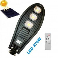 Топ цена! LED Соларна лампа 270W с дистанционно и сензор за движение, снимка 1 - Соларни лампи - 38088029