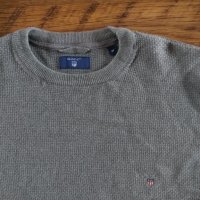 gant grey jumper - страхотен мъжки пуловер КАТО НОВ, снимка 4 - Пуловери - 34982717