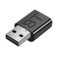 USB Bluetooth 5.0 адаптер, блутут безжичен аудио предавател, приемник, стерео 3,5 мм жак AUX, снимка 9 - Други - 39128142