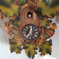 Стенен часовник с кукувица - Шварцвалд, снимка 2 - Антикварни и старинни предмети - 43360667