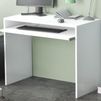 Бяло бюро за компютър, снимка 1 - Бюра - 38196110