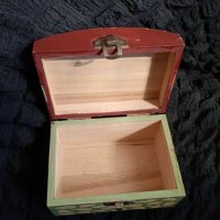 Дървена кутия за бижута , снимка 2 - Декорация за дома - 38374032