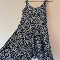 H&M Къса рокля с флорален десен 100% памук 🌸, снимка 3 - Рокли - 43988468