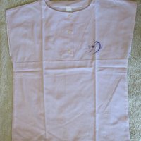 Нова блузка с паднало ръкавче и бродерия, снимка 2 - Туники - 29218140