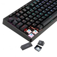 Клавиатура Геймърска USB Redragon Manyu K579RGB-BK Механична с RGB Подсветка, снимка 3 - Клавиатури и мишки - 32388847