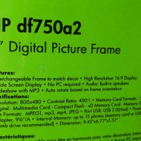 Фоторамка Photo frame HP df750a2  7", снимка 4 - Плейъри, домашно кино, прожектори - 37413192