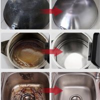 Мощен и ефективен препарат за почистване на метални съдове ,мивки и други метални кухненски съдове , снимка 7 - Препарати за почистване - 38174026