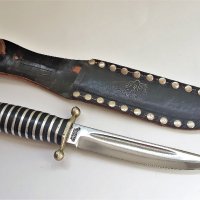 1960 г. ЛЕГЕНДАРЕН немски супер рядък ловен нож PUMA SOLINGEN Солинген - ЛИКВИДАЦИЯ, снимка 5 - Други ценни предмети - 26337871