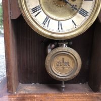 стар стенен часовник - будилник - рядък, снимка 6 - Антикварни и старинни предмети - 43867099