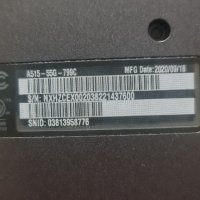 acer aspire 5 A515-55G-799C за части, снимка 2 - Лаптопи за игри - 42958460