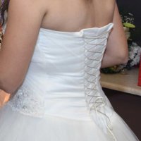 Сватбена рокля, воал и чанта, снимка 5 - Сватбени рокли - 27855228