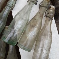 Стари шишета с порцеланови запушалки , снимка 3 - Антикварни и старинни предмети - 37109426