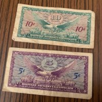 Лот американски банкноти - центове, снимка 2 - Нумизматика и бонистика - 33494805