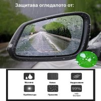 Стикери за странични огледала против замъгляване и дъжд, снимка 4 - Аксесоари и консумативи - 32332946