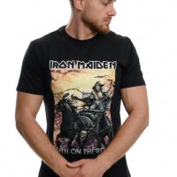 Нова тениска с дигитален печат на музикалната група IRON MAIDEN - Death on the road, снимка 5 - Тениски - 37696919