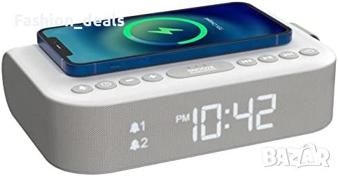 Ново нощно радио будилник Стерео Bluetooth високоговорител аларма, снимка 1