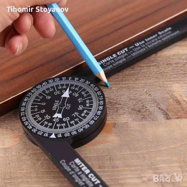 Ъгломер уред за измерване на за ъгъл  , снимка 1