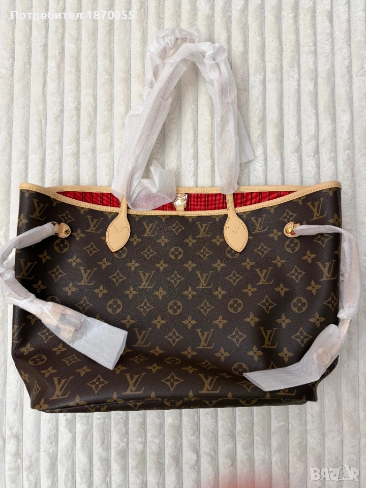 Чанта Luis Vuitton Neverfull MM, снимка 1