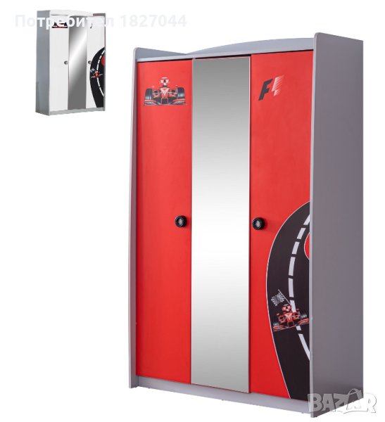 гардероб 3 крилен ДЕТСКИ, снимка 1