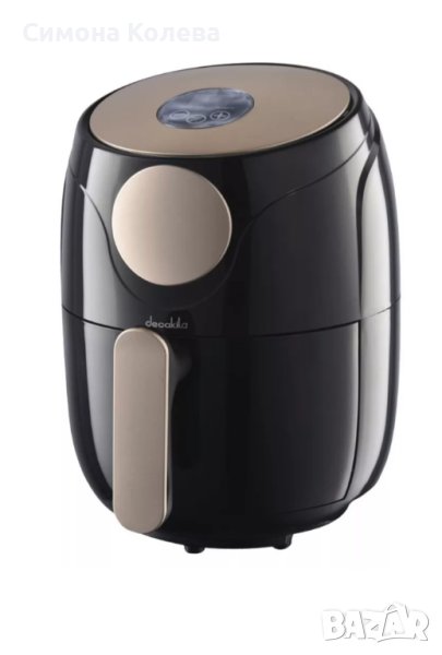 ✨Фритюрник DECAKILA Air Fryer, LED, 2 L, 1000 W, Черен - НОВ, 2г. ГАРАНЦИЯ , снимка 1