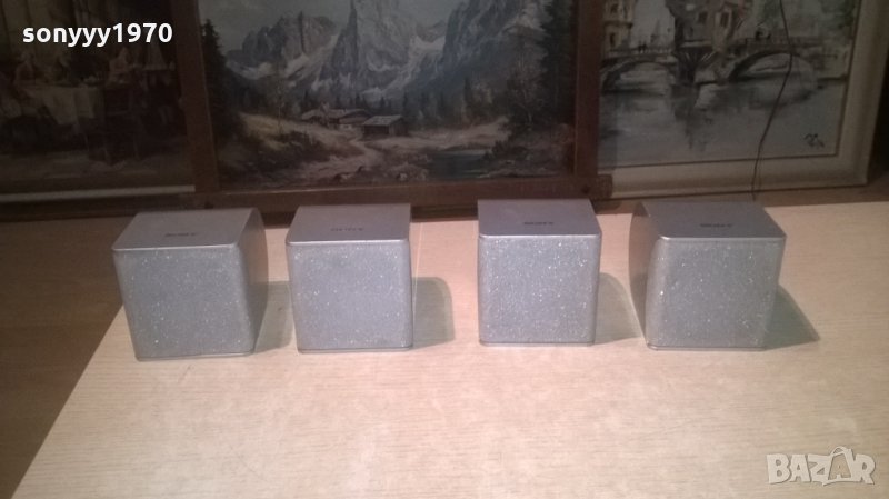 sony 4 броя тонколони-12х10х10см-внос швеицария, снимка 1